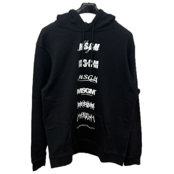 MSGM パーカー ブラック 3040MM101 M メンズ【中古】