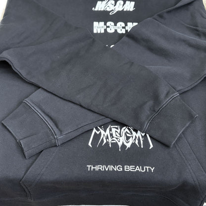 MSGM パーカー ブラック 3040MM101 M メンズ【中古】