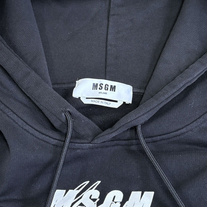 MSGM パーカー ブラック 3040MM101 M メンズ【中古】