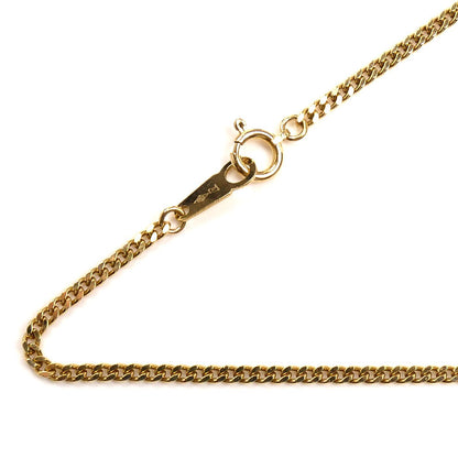 K18YG イエローゴールド ネックレス 喜平2面カット 10.0g 60cm ユニセックス【中古】