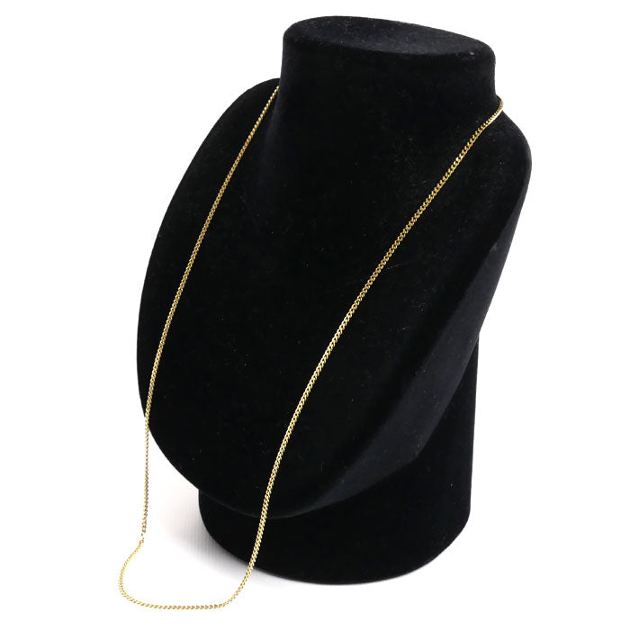 K18YG イエローゴールド ネックレス 喜平2面カット 10.0g 60cm ユニセックス【中古】