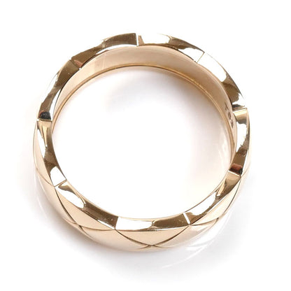 CHANEL シャネル K18PG ピンクゴールド ココクラッシュ ミディアム リング・指輪 J11101 ダイヤモンド 13号 53 8.4g レディース【中古】【美品】