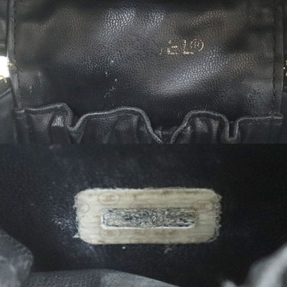 CHANEL シャネル バニティ ココマーク ポーチ ブラック レディース【中古】