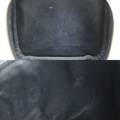 CHANEL シャネル バニティ ココマーク ポーチ ブラック レディース【中古】