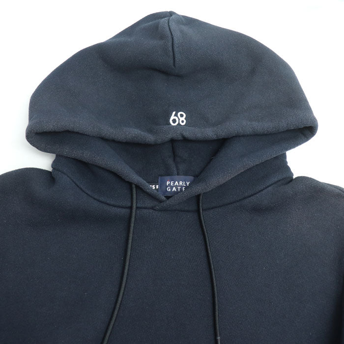 PEARLY GATES パーリーゲイツ スウェット パーカー ネイビー 053-1262001 
4 メンズ【中古】