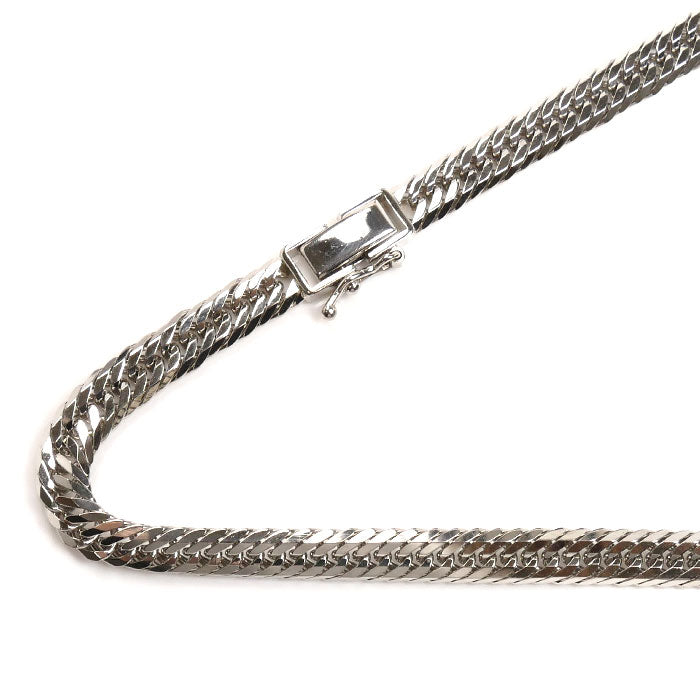 Pt850プラチナ ネックレス 喜平12面トリプルカット 50.4g 50cm メンズ【中古】