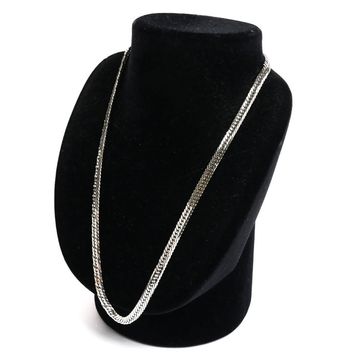 Pt850プラチナ ネックレス 喜平12面トリプルカット 50.4g 50cm メンズ【中古】