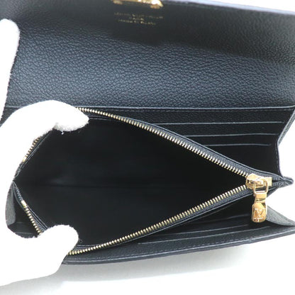 LOUIS VUITTON ルイ・ヴィトン ポルトフォイユサラ メティス 長財布 アンプラント ブラック M82638 ICチップ レディース【中古】