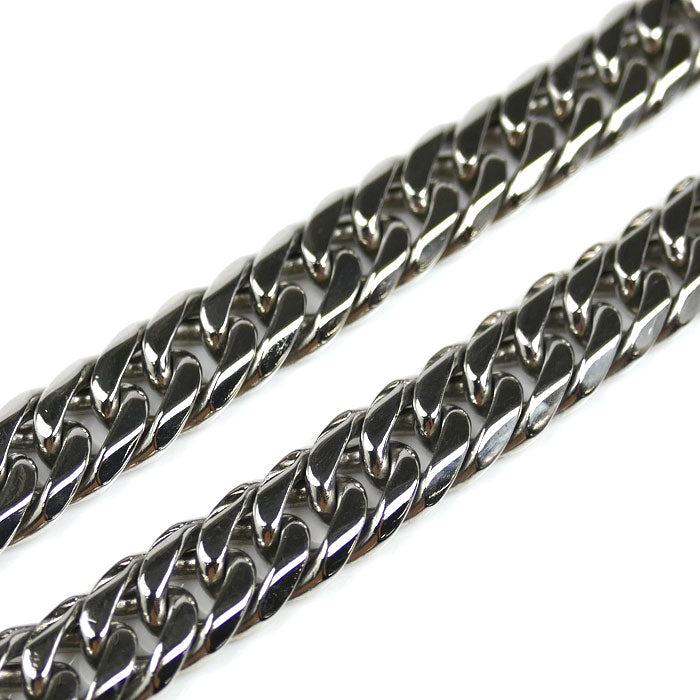 Pt850プラチナ ネックレス 喜平6面Wカット 140.7g 60cm メンズ【中古】