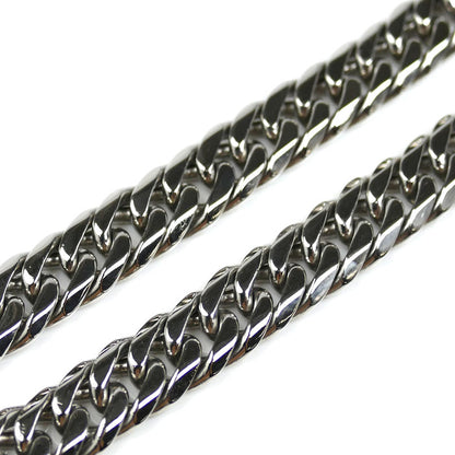 Pt850プラチナ ネックレス 喜平6面Wカット 140.7g 60cm メンズ【中古】