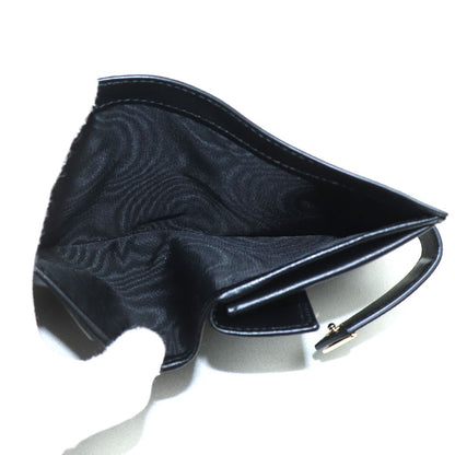 PRADA プラダ サフィアーノ トライアングルロゴ 二つ折り財布 ブラック 1MV204 2C7X F0002 レディース【中古】【美品】