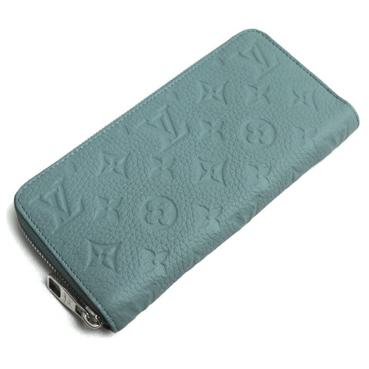 LOUIS VUITTON ルイ・ヴィトン ジッピーウォレット ホリゾンタル 長財布 ラウンドファスナー トリヨンレザー ミスティレイク M14142 ICチップ メンズ【中古】【美品】