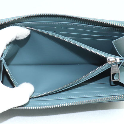 LOUIS VUITTON ルイ・ヴィトン ジッピーウォレット ホリゾンタル 長財布 ラウンドファスナー トリヨンレザー ミスティレイク M14142 ICチップ メンズ【中古】【美品】