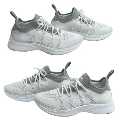 Dior ディオール スニーカー ホワイト グレー 3SN275ZJD 
39 レディース【中古】