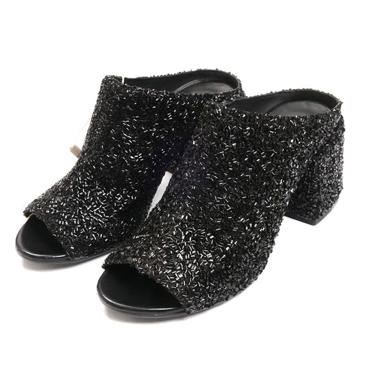 MM6 エムエムシックス サンダル ブラック S59WP0027 38 レディース【中古】【美品】