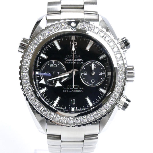 OMEGA オメガ シーマスター プラネットオーシャン クロノグラフ ダイヤベゼル 腕時計 自動巻き 232.15.46.51.01.001 メンズ【中古】【美品】