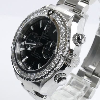 OMEGA オメガ シーマスター プラネットオーシャン クロノグラフ ダイヤベゼル 腕時計 自動巻き 232.15.46.51.01.001 メンズ【中古】【美品】