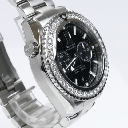 OMEGA オメガ シーマスター プラネットオーシャン クロノグラフ ダイヤベゼル 腕時計 自動巻き 232.15.46.51.01.001 メンズ【中古】【美品】