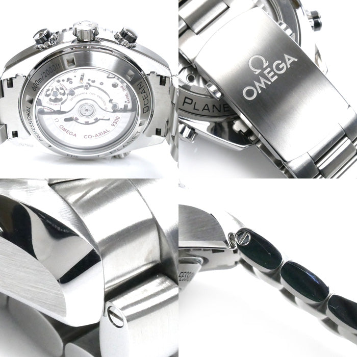 OMEGA オメガ シーマスター プラネットオーシャン クロノグラフ ダイヤベゼル 腕時計 自動巻き 232.15.46.51.01.001 メンズ【中古】【美品】
