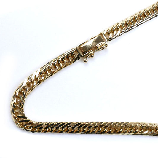 K18YG イエローゴールド ネックレス 喜平14面トリプルカット 30.5g 50cm メンズ【中古】