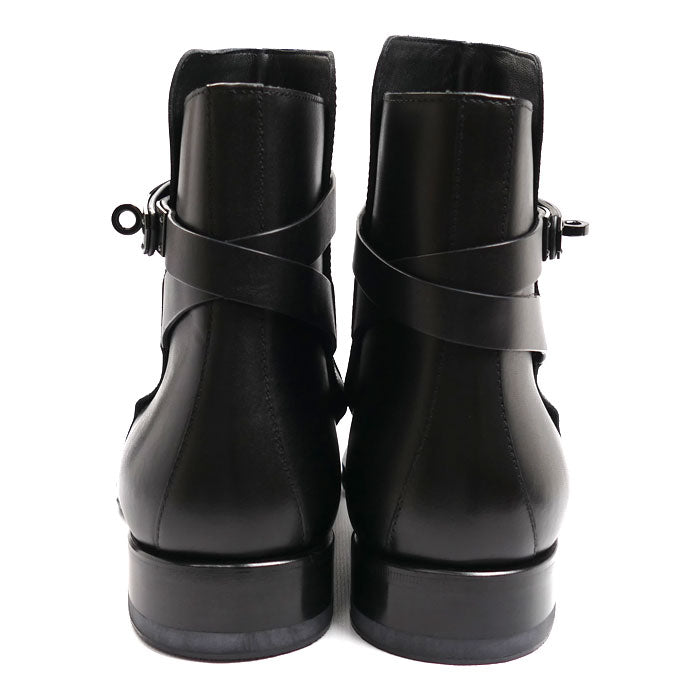 HERMES エルメス ケリー ショートブーツ フォーチュン ブーツ ブラック H222979ZH01400 
42 1/2 メンズ【中古】【極美品】