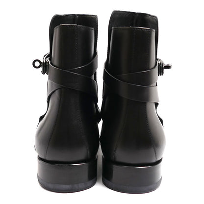 HERMES エルメス ケリー ショートブーツ フォーチュン ブーツ ブラック H222979ZH01400 
42 1/2 メンズ【中古】【極美品】