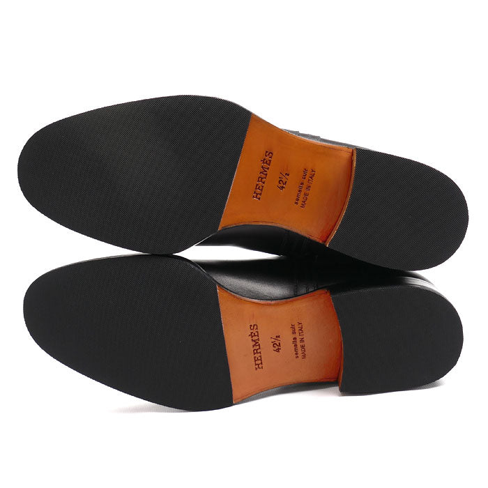 HERMES エルメス ケリー ショートブーツ フォーチュン ブーツ ブラック H222979ZH01400 
42 1/2 メンズ【中古】【極美品】