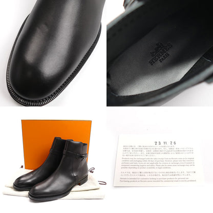 HERMES エルメス ケリー ショートブーツ フォーチュン ブーツ ブラック H222979ZH01400 
42 1/2 メンズ【中古】【極美品】