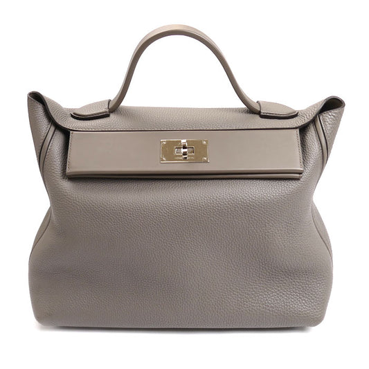 HERMES エルメス ヴァンキャトル35 ハンドバッグ グリアスファルト Y刻印 レディース Y【中古】