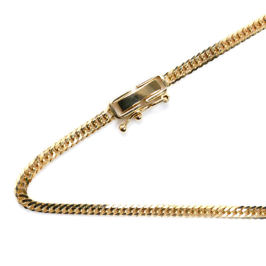 K18YG イエローゴールド ネックレス 喜平6面Wカット 10.1g 50cm ユニセックス【中古】