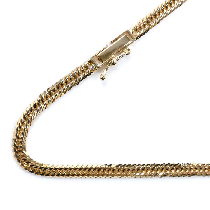 K18YG イエローゴールド ネックレス 喜平12面トリプルカット 12.4g 50cm ユニセックス【中古】