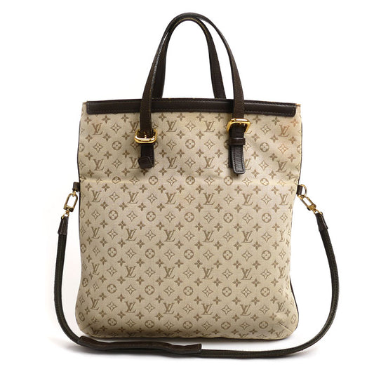 LOUIS VUITTON ルイ・ヴィトン フランソワーズ 2Wayショルダーバッグ モノグラムミニ カーキ/ダークブラウン M92209 SP1021 レディース【中古】