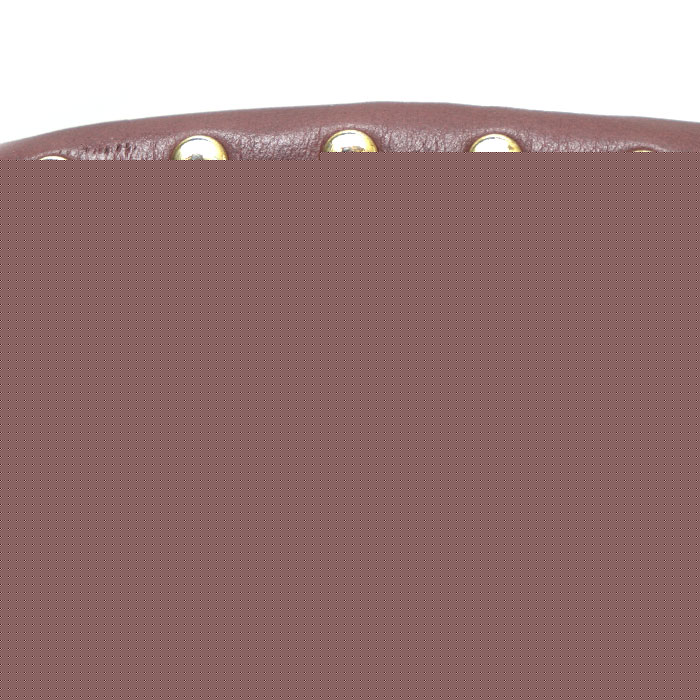 PLINIO VISONA スタッズ ハンドバッグ ワインレッド レディース【中古】