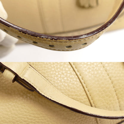 COACH コーチ ハンプトンズ フリンジ ハンドバッグ ベージュ 5055 レディース【中古】