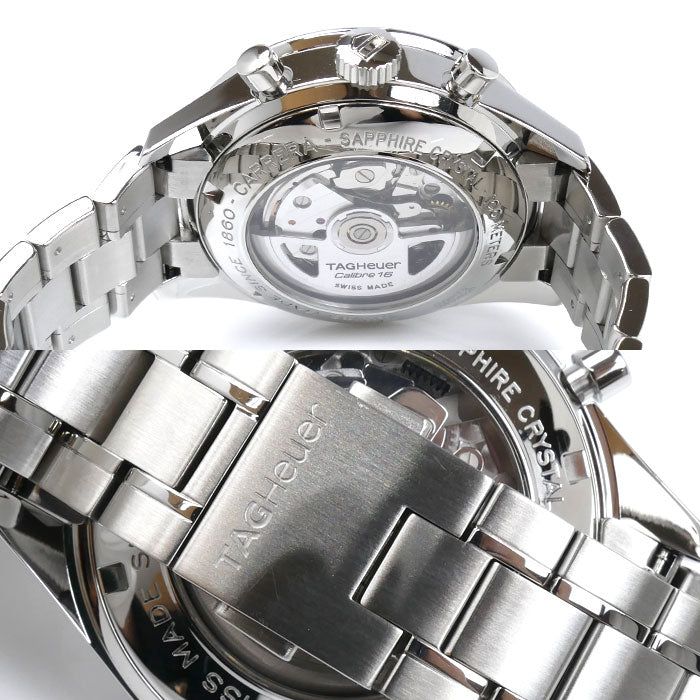 TAG HEUER タグホイヤー カレラ クロノグラフ 腕時計 自動巻き CV2017-2 メンズ【中古】
