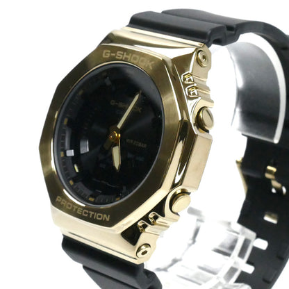 CASIO カシオ G-SHOCK 腕時計 電池式 ブラック ゴールド GM-S2100GB-1AJF ユニセックス【中古】【美品】