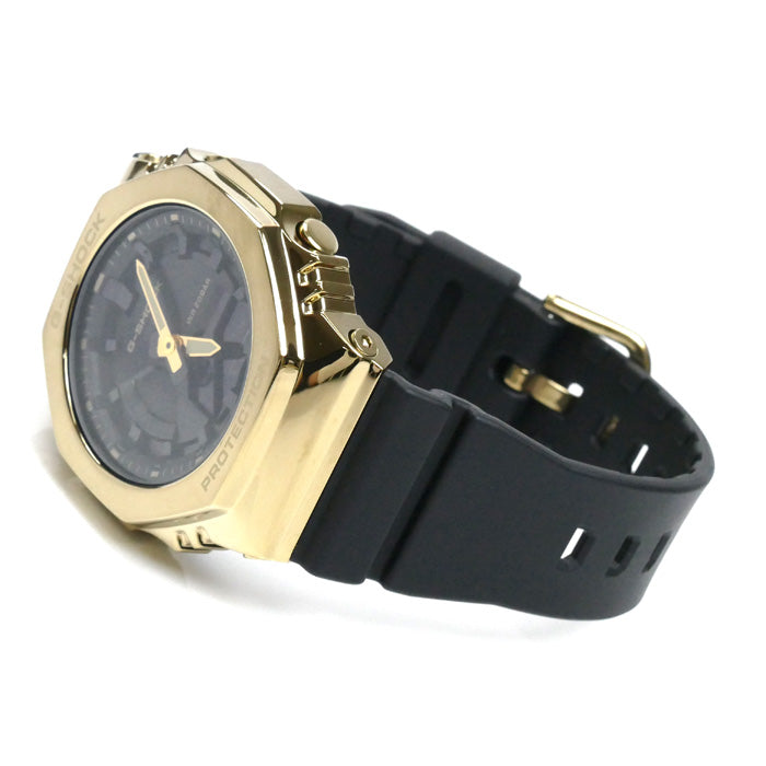 CASIO カシオ G-SHOCK 腕時計 電池式 ブラック ゴールド GM-S2100GB-1AJF ユニセックス【中古】【美品】