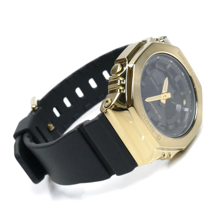 CASIO カシオ G-SHOCK 腕時計 電池式 ブラック ゴールド GM-S2100GB-1AJF ユニセックス【中古】【美品】