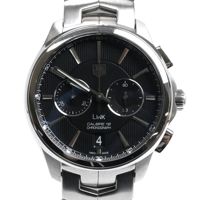 TAG HEUER タグホイヤー LINK キャリバー18 クロノグラフ 腕時計 自動巻き CAT2110.BA0959 メンズ【中古】