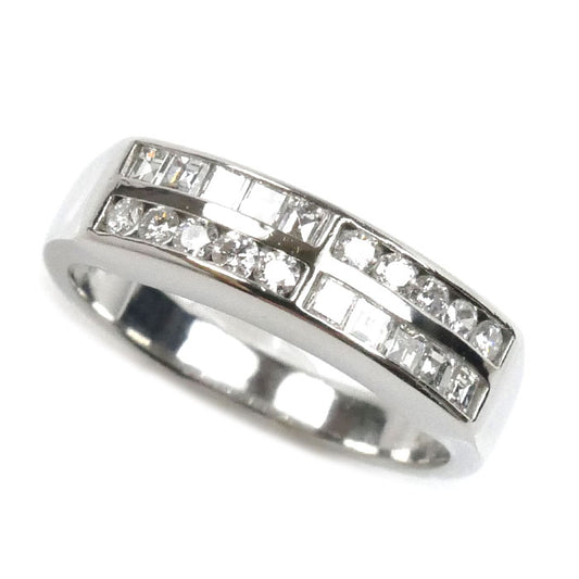 Pt900プラチナ リング・指輪 ダイヤモンド0.39ct 9号 5.0g レディース【中古】【美品】