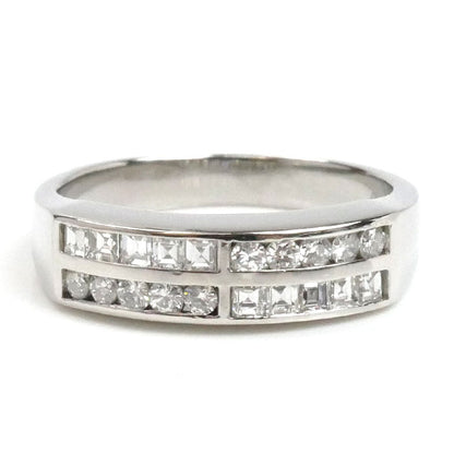 Pt900プラチナ リング・指輪 ダイヤモンド0.39ct 9号 5.0g レディース【中古】【美品】