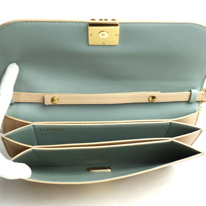 LOEWE ロエベ ゴヤ ロングチェーン クラッチ クラッチバッグ ベージュ A896O45X01 レディース【中古】【極美品】
