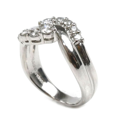 Pt1000プラチナ リング・指輪 ダイヤモンド0.556ct 13号 10.4g レディース【中古】【美品】