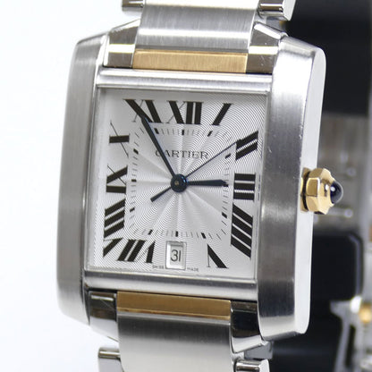 CARTIER カルティエ タンクフランセーズLM 腕時計 自動巻き W51005Q4 メンズ【中古】