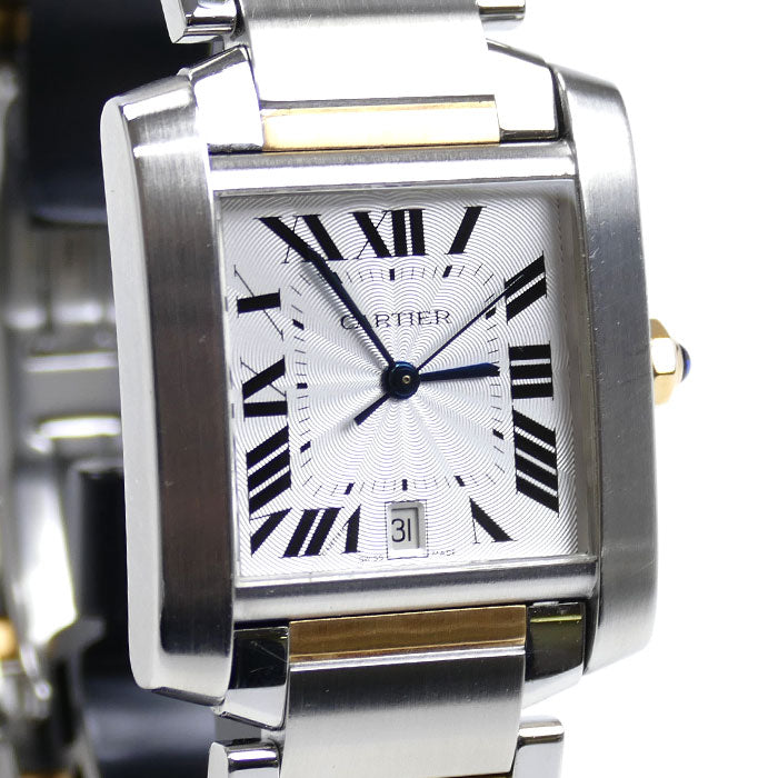 CARTIER カルティエ タンクフランセーズLM 腕時計 自動巻き W51005Q4 メンズ【中古】
