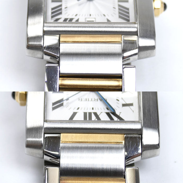 CARTIER カルティエ タンクフランセーズLM 腕時計 自動巻き W51005Q4 メンズ【中古】