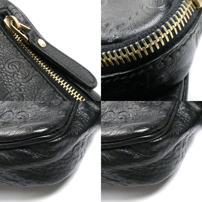 GUCCI グッチ グッチシマ ボディバッグ ウエストバッグ ブラック 246417 ユニセックス【中古】