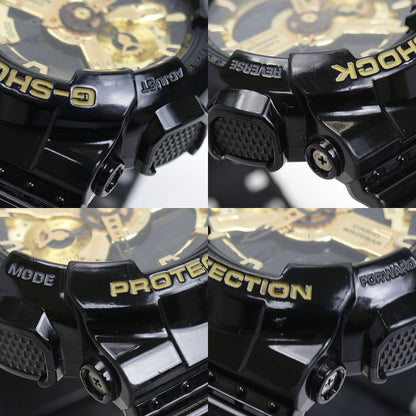 CASIO カシオ G-SHOCK 腕時計 電池式 ブラック ゴールド GA-110GB-1AJF メンズ【中古】