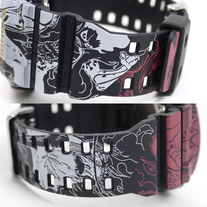 CASIO カシオ G-SHOCK x ONE PIECE 腕時計 電池式 GA-110JOP-1A4JR コラボ メンズ【中古】【極美品】