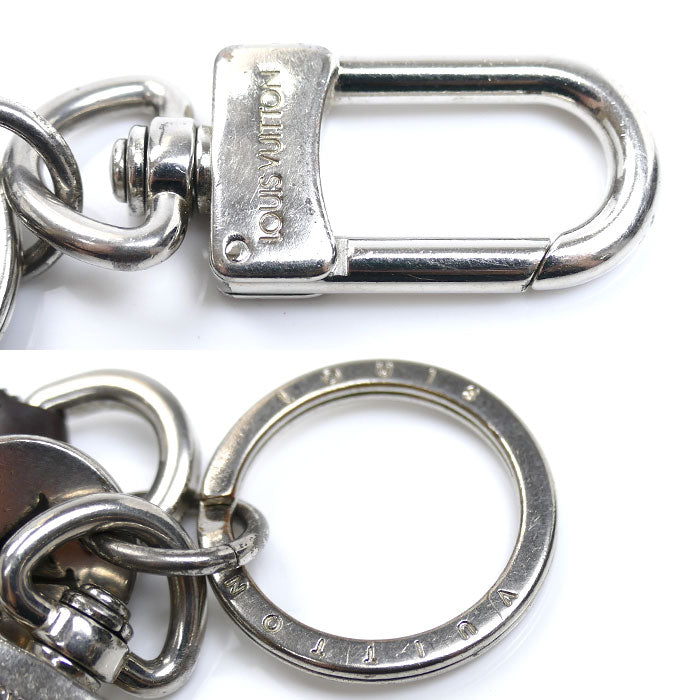 LOUIS VUITTON ルイ・ヴィトン ポルト クレ スリム ドラゴンヌ キーホルダー モノグラム ブラウン M77165 CX1221 ユニセックス【中古】